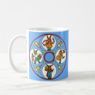 a bunny’s four seasons coffee mug