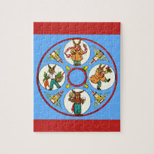 a bunny’s four seasons jigsaw puzzle