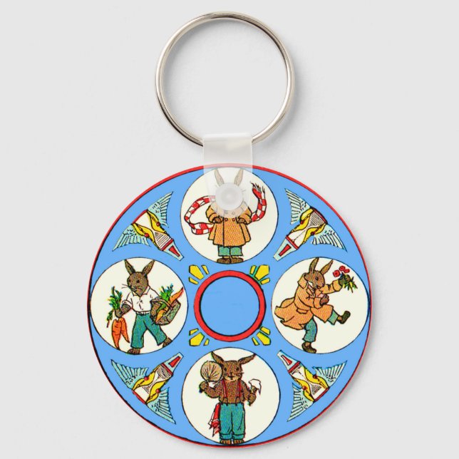 a bunny’s four seasons key ring (Front)