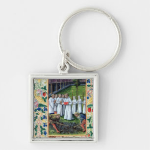 A burial key ring