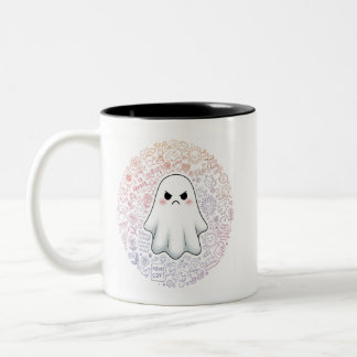 A Burst of Doodle Joy Two-Tone Coffee Mug