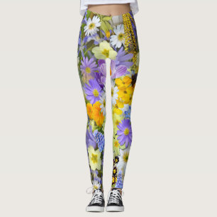 A Burst of Flowers Leggings
