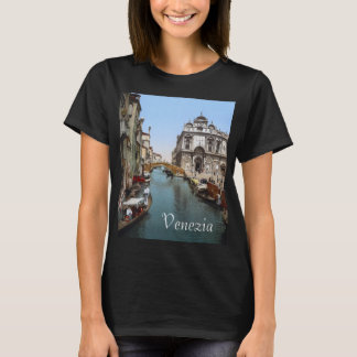 A busy canal in Venice (1900) T-Shirt