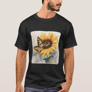 A Butterfly Resting On A Garden Butterfly T-Shirt