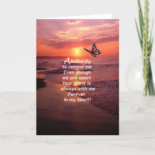 A Butterfly to Remind Me Card