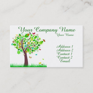 A Butterfly Tree Business Card