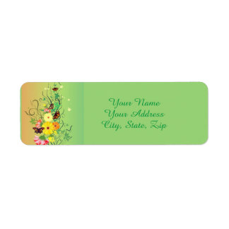 A Butterfly Tree Return Address Label