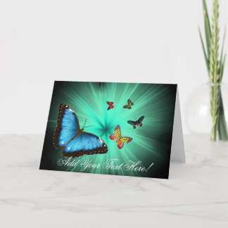A Butterflys Journey Greeting Card