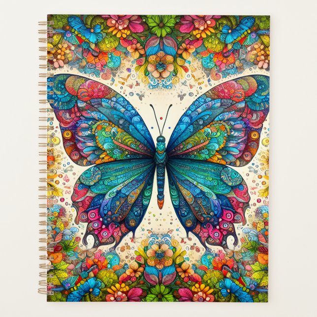A Butterfly's Rainbow Ballet Planner (Front)