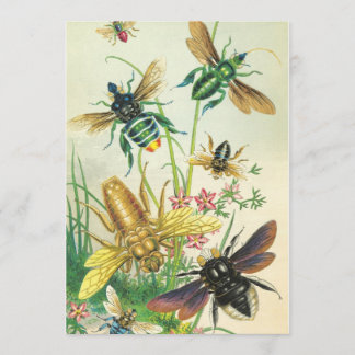 A Buzz of Bees Party Invitation