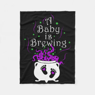 A By Is Brewing Halloween Spooky Ghost Fleece Blanket