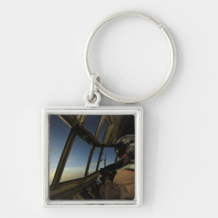 A C-130 Hercules pilot scans the horizon Key Ring