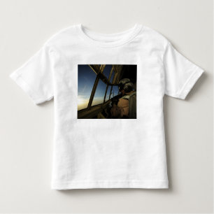 A C-130 Hercules pilot scans the horizon Toddler T-Shirt