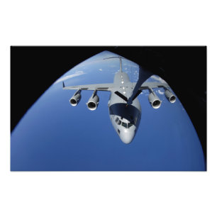 A C-17 Globemaster III receives fuel 2 Photo Print