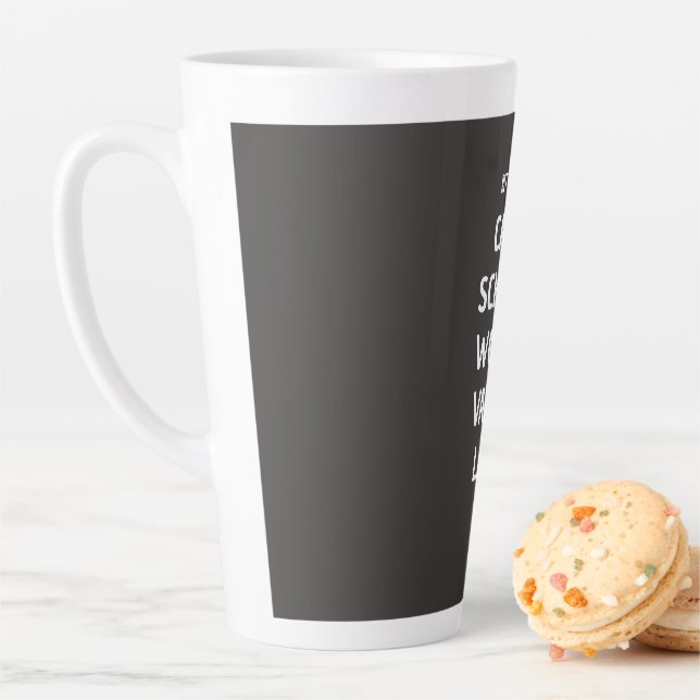 A café chocolate vodka valium bar at the center latte mug (In Situ)