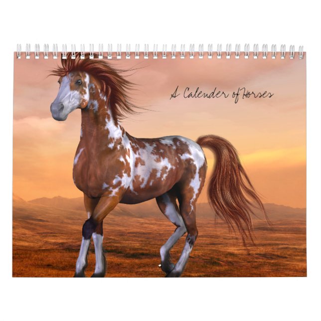 A Calender of Horses Calendar (Cover)