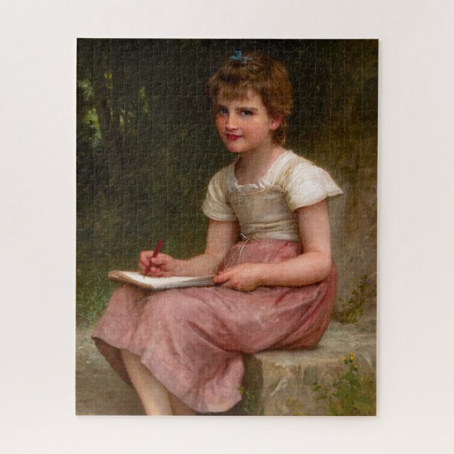 A Calling by William Adolphe Bouguereau Jigsaw Puzzle (Vertical)