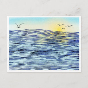 A Calming Sunset Postcard