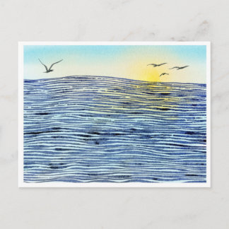 A Calming Sunset  Postcard