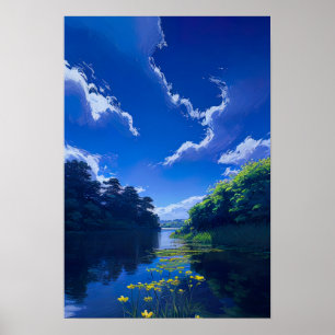 A Calming View of Nature Poster