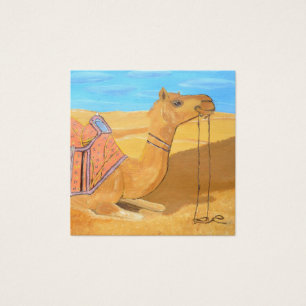 A camel business card