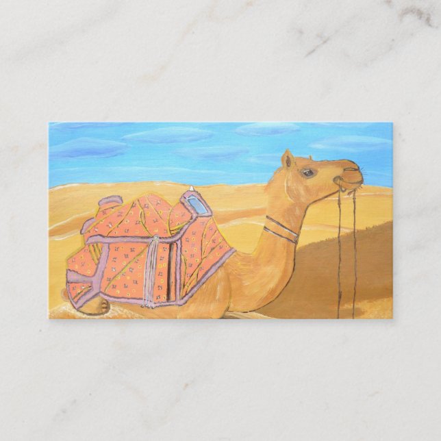 A camel business card  (Front)