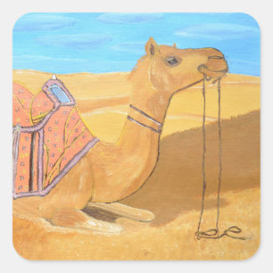 A camel sticker