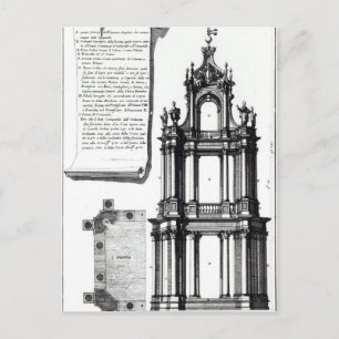 A campanile designed for St. Peter's, Rome Postcard