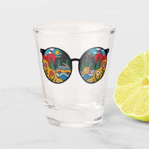 A Camping Adventure Shot Glass