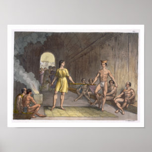 A Canadian Indian marriage ceremony, from 'Le Cost Poster