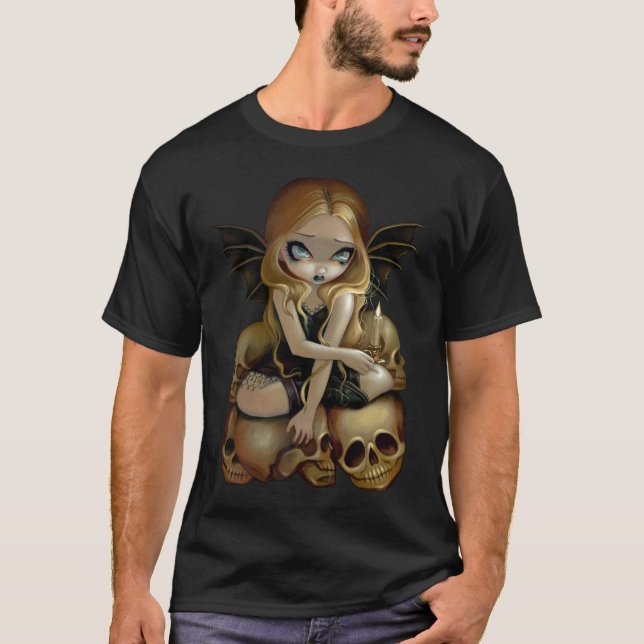 A Candle In The Dark gothic skull fairy Shirt (Front)