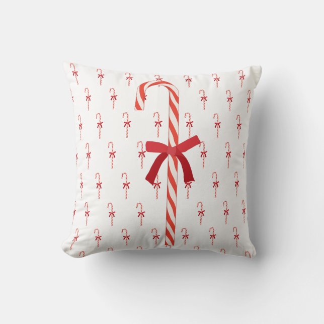 A Candy Cane Cushion (Front)