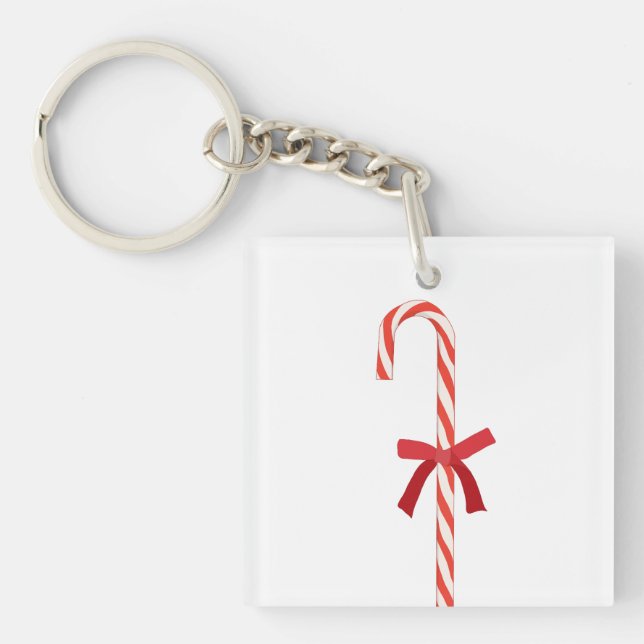 A Candy Cane Key Ring (Front)