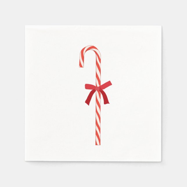 A Candy Cane Napkin (Front)