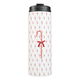 A Candy Cane Thermal Tumbler