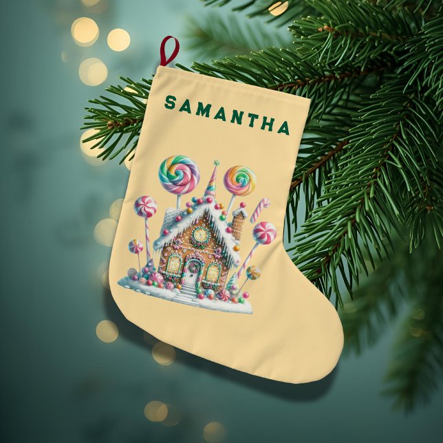  A Candyland Christmas Personalized Stocking (Creator Uploaded)