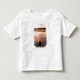 A canoe rests on the shore of Pawtuckaway Lake Toddler T-Shirt