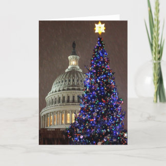 A Capitol Christmas- US Capitol Christmas Tree Holiday Card