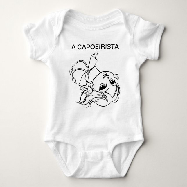 A CAPOEIRISTA BABY BODYSUIT (Front)