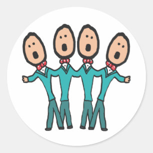 A Cappella Classic Round Sticker