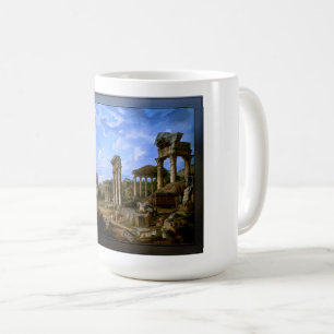 A Capriccio of the Roman Forum by Giovanni Pannini Coffee Mug