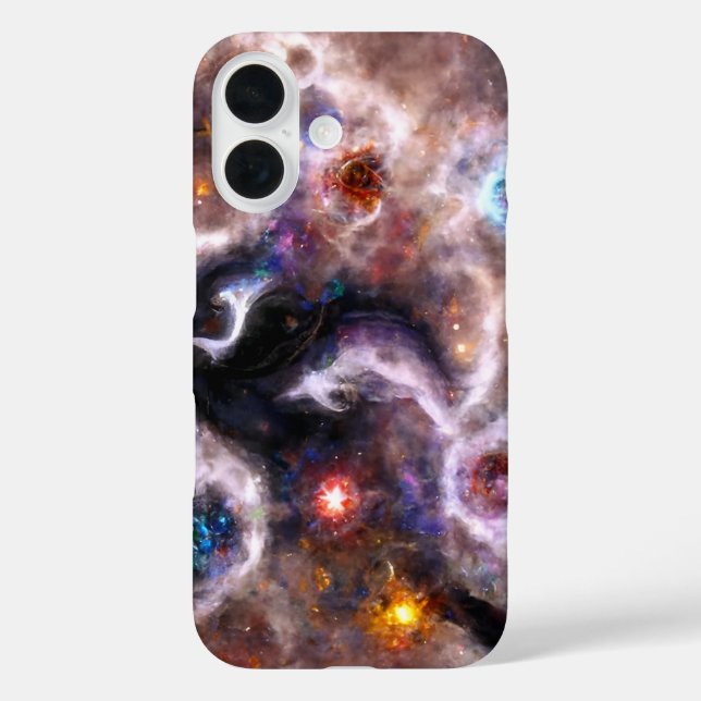 A Captivating Abstract Galactic Nebula Case-Mate iPhone Case (Back)