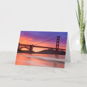A capture of San Francisco's Golden Gate Bridge Card