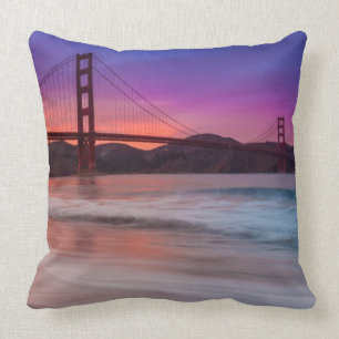 A capture of San Francisco's Golden Gate Bridge Cushion
