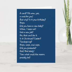 A Card for No Reason