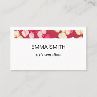 a card with a cute popcorn pattern