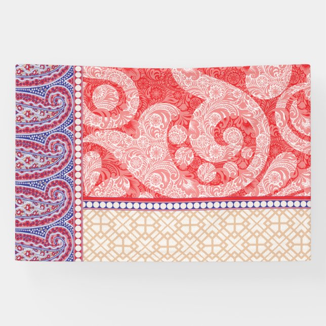 a card with a red heart on it banner (Horizontal)