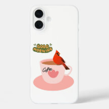 A cardinal's cosy coffee break