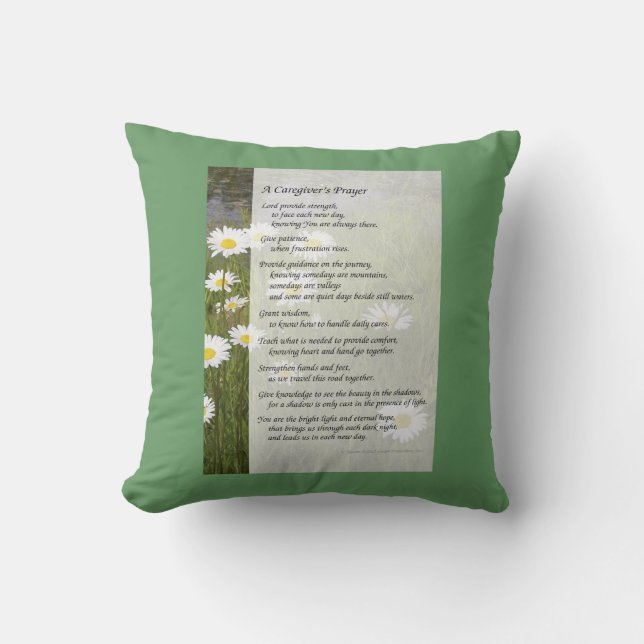 A Caregiver's Prayer - Pillow (Front)