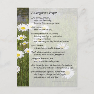 A Caregiver's Prayer - Postcard
